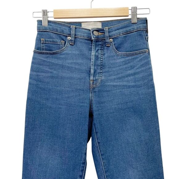 Everlane Cigarette Jean Slim Medium Wash Button Fly Jeans Women’s Size 25 | 0 - Picture 5 of 10